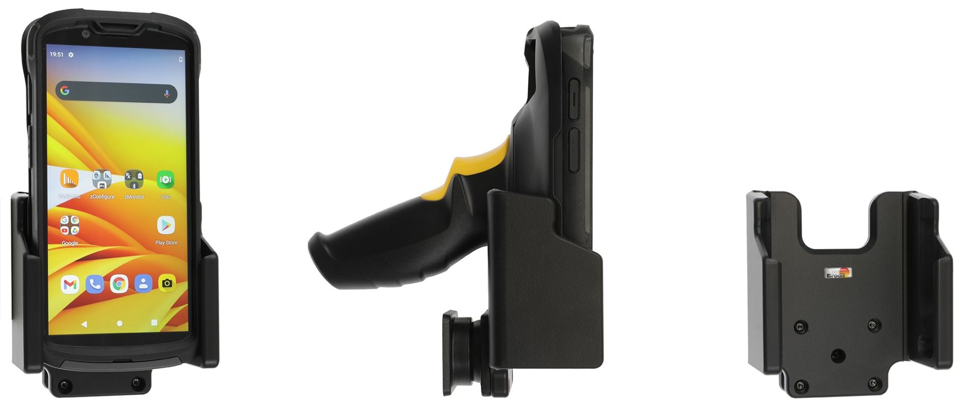 Brodit holder Zebra TC53/TC58 with pistol grip