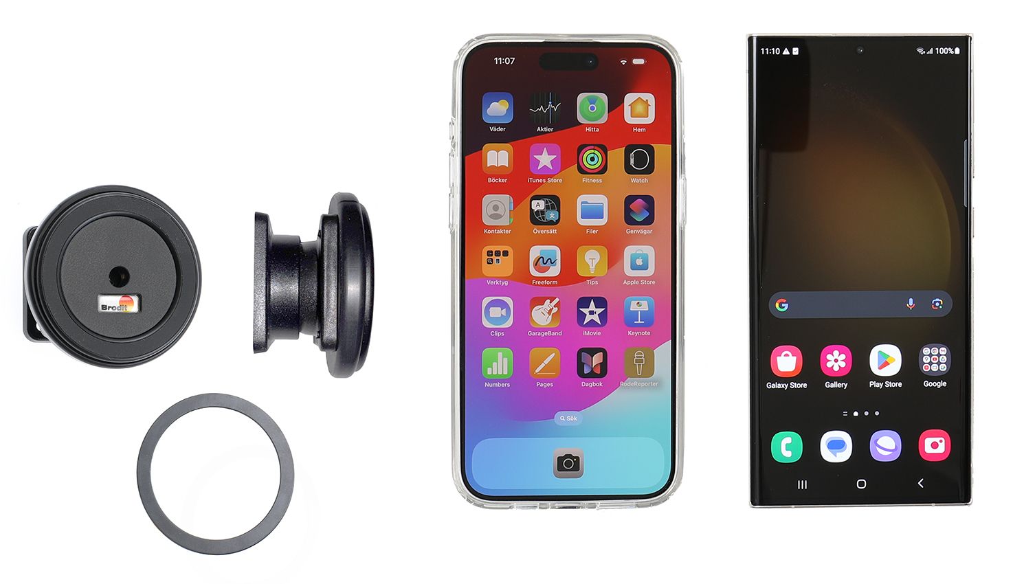 Brodit magnet holder with tilt swivel