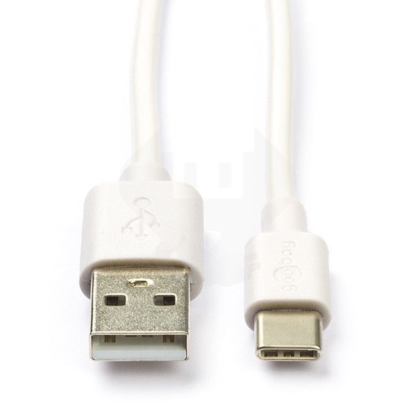Câble sync. usbA - usbC 1. 2m blanc