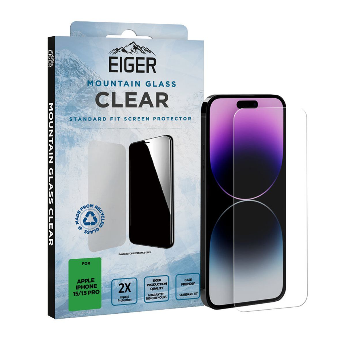 Eiger Mountain Glass Apple iPhone 16/ 15/ 15 Pro