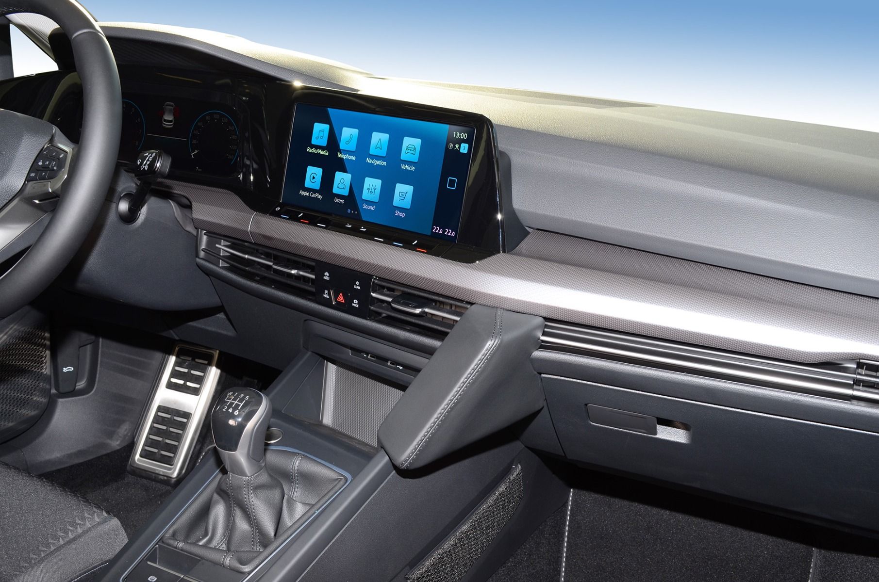 Kuda console VW Golf 8 2020-
