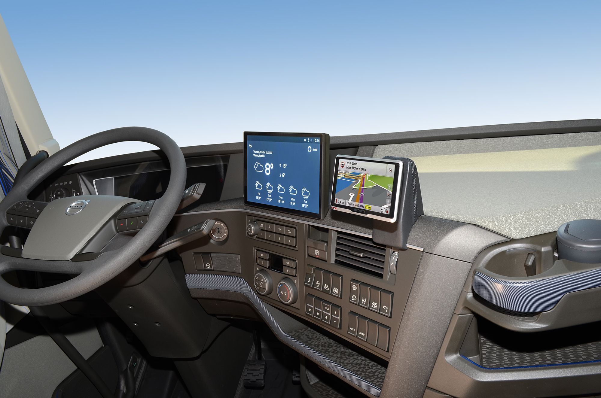 Kuda console Volvo FH 2021- NAVI