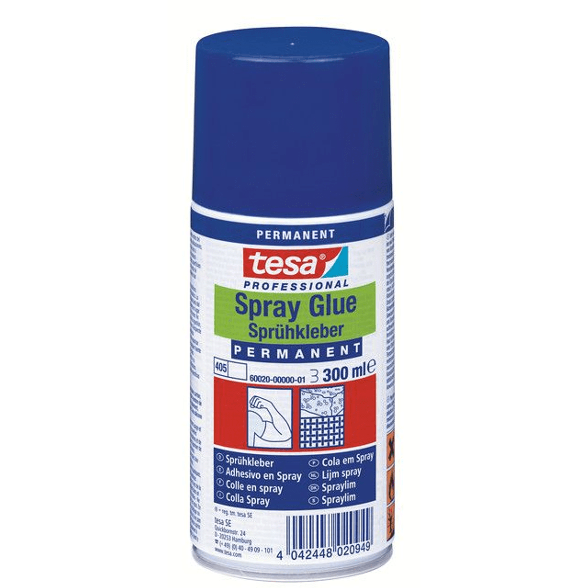 Tesa 060020 Lijmspray permanent - 300ml