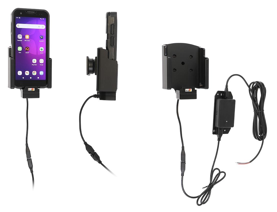 Brodit holder fixed install.Datalogic Memor 30/35 -pogo-boot