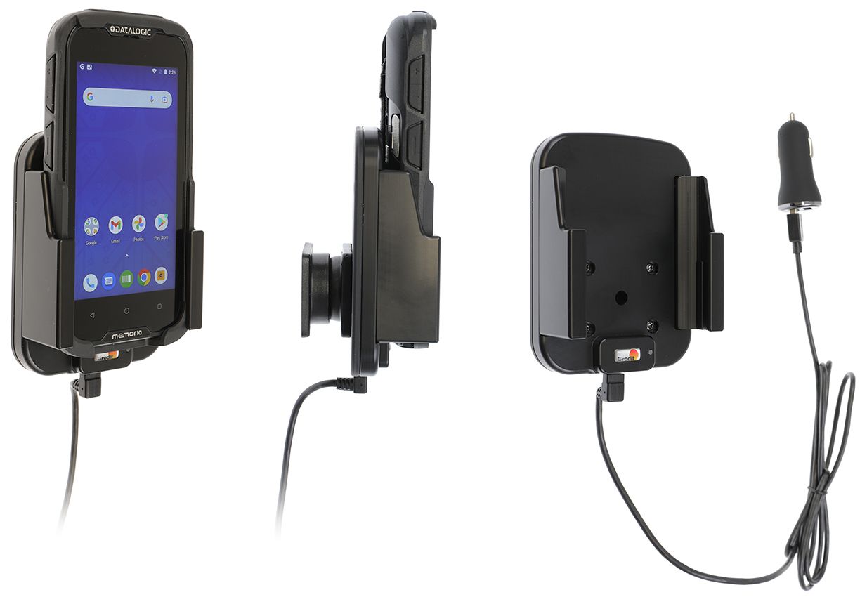 Brodit Active holder Qi Datalogic Memor 10/11 USB cig.plug
