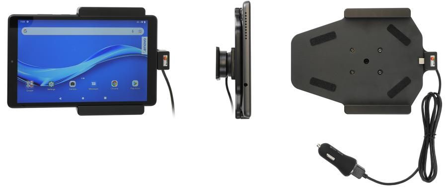Brodit Active holder Lenovo Tab M8 HD USB sig.plug