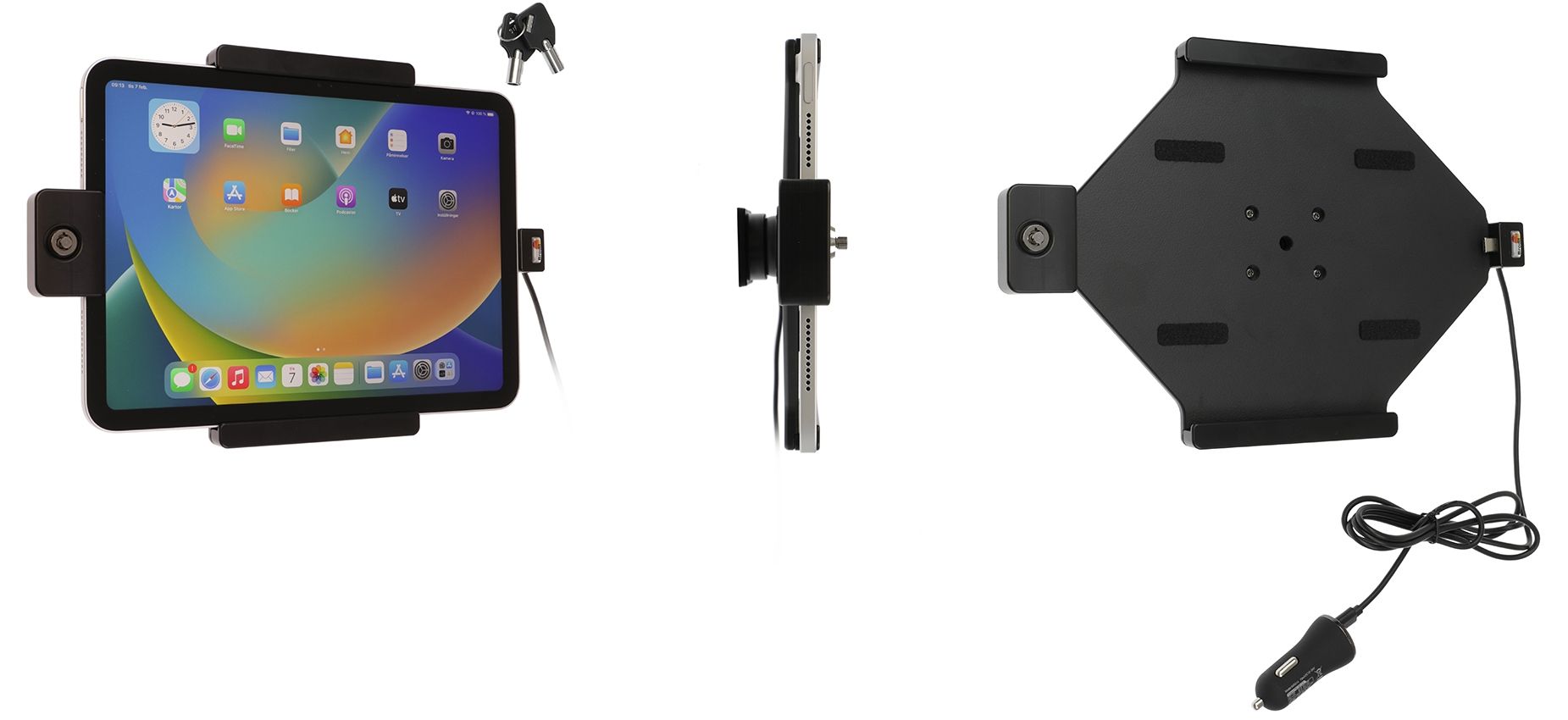 Brodit AH Apple iPad 10 th gen. USB sig.plug lock