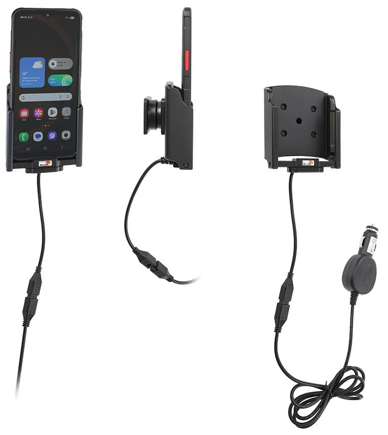 Brodit Active holder Samsung Xcover 7 Pro cig.plug - 3A