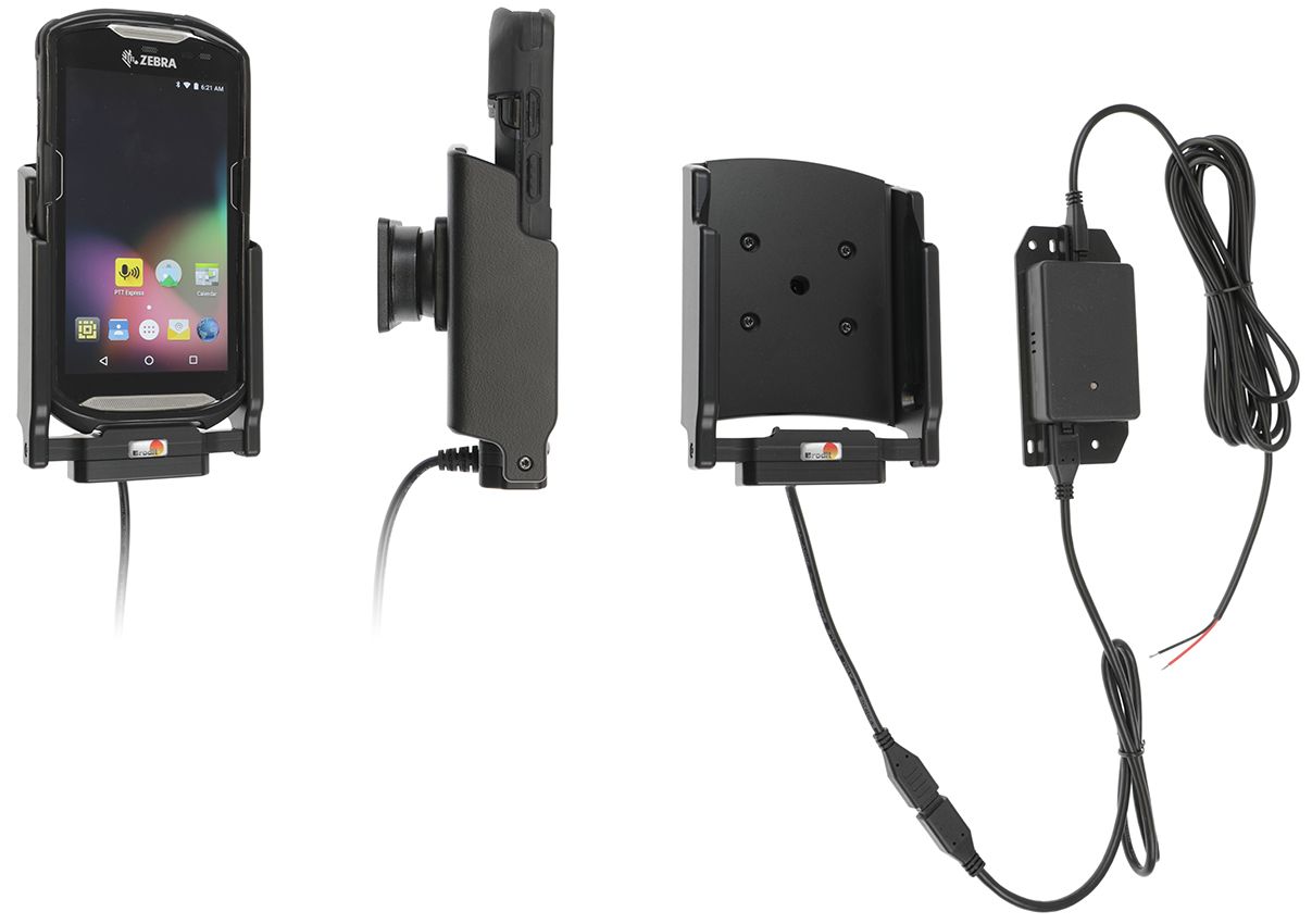 Brodit holder fixed install. Zebra TC52/TC57 Mobilis case