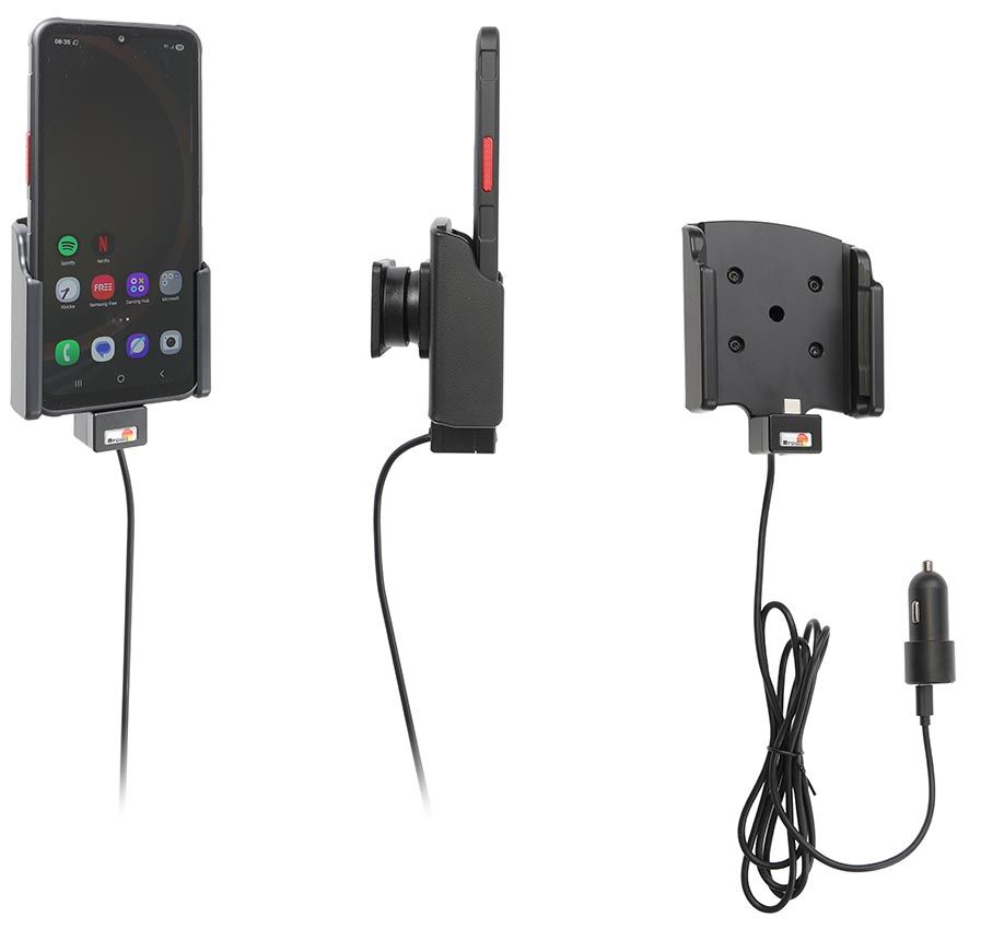 Brodit Active holder Samsung Galaxy XCover 7 Pro USB cig.