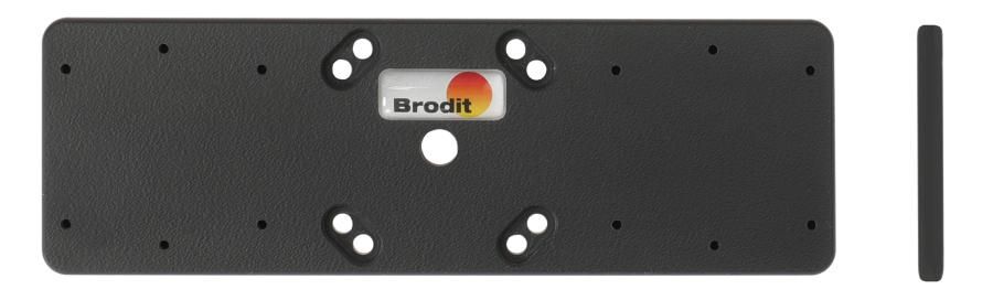 Brodit mounting plate (155x50x5mm) AMPS