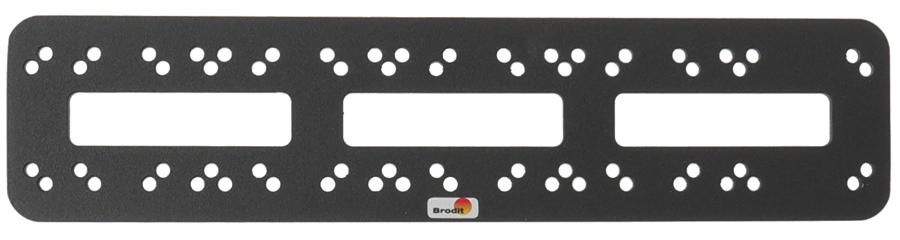 Brodit Metal Extension plate, 260x60mm