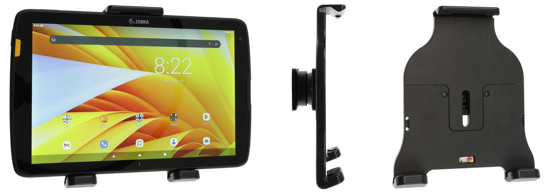 Brodit holder adjustable Tablet 153-179mm/ max 9mm