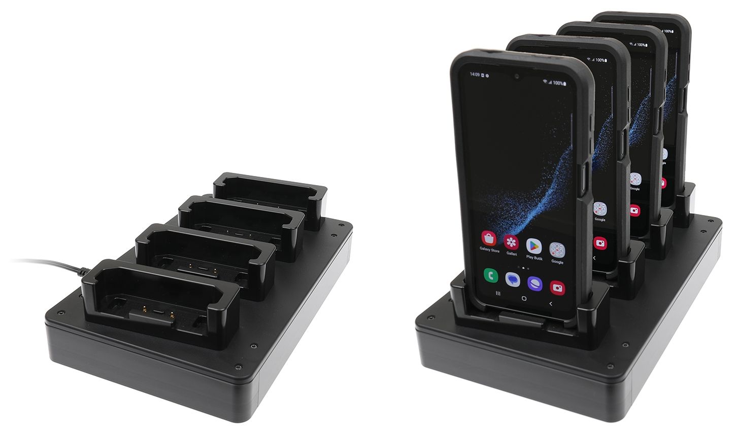 Brodit 4 pcs table multi charger-Xcover6 Pro with uniVERSE