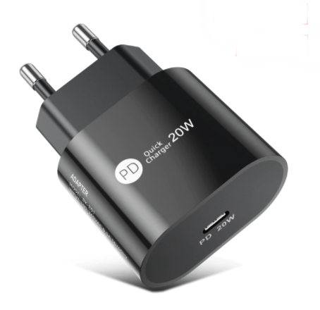 Charger 230V 20W usbC black Bulk (PD 2.0)