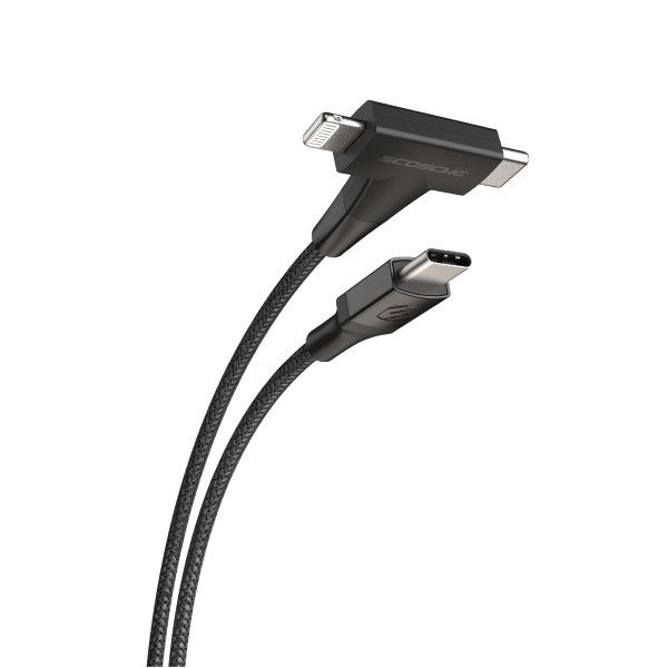 Datakabel StrikeLine™ usbC -- 2-in-1 USB-C/Lightning black