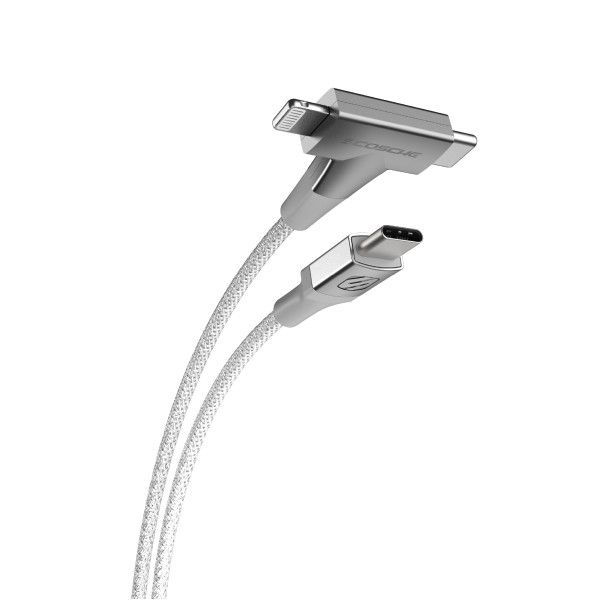 Datakabel StrikeLine™ usbC -- 2-in-1 USB-C/Lightning white