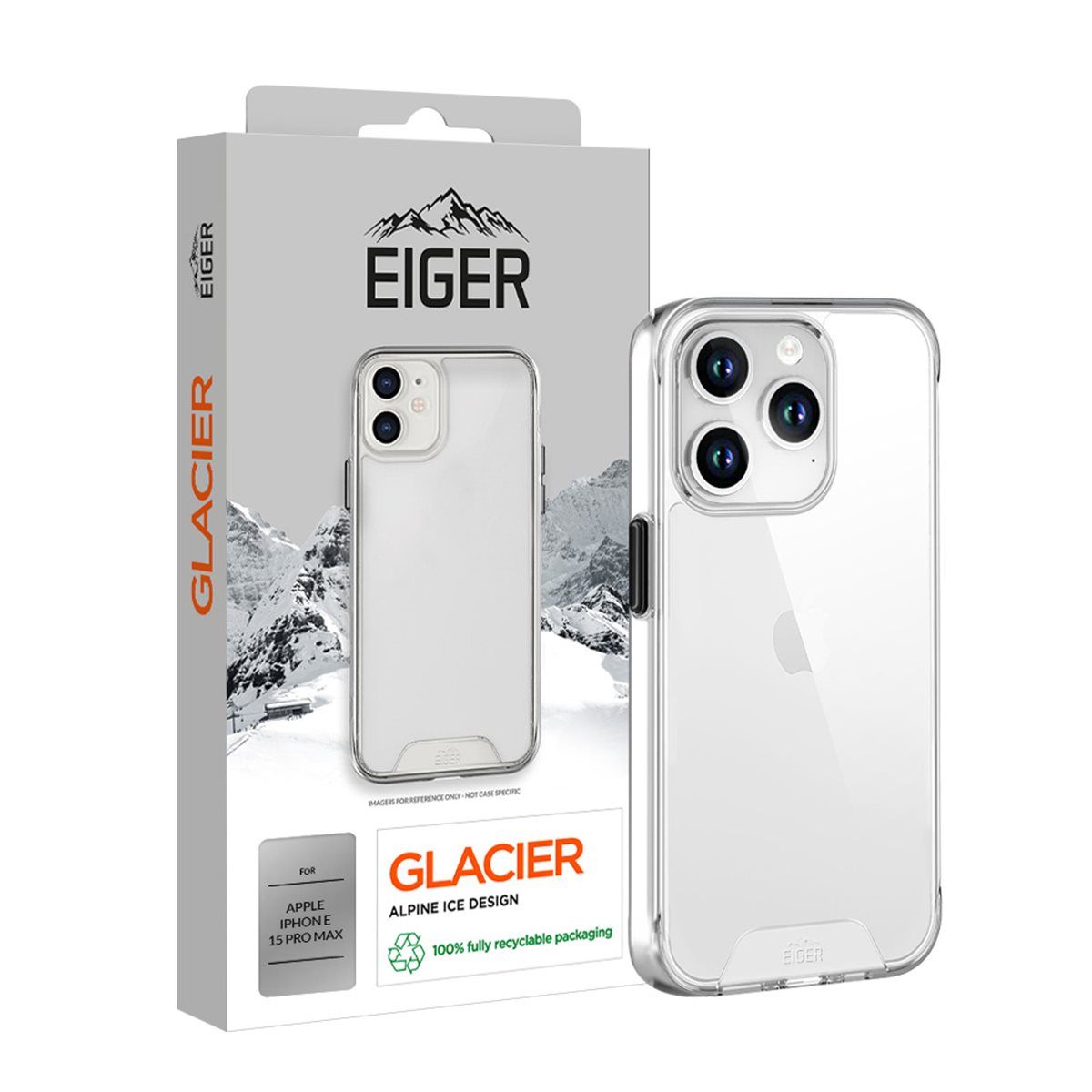 Eiger Glacier case Apple iPhone 15 Pro Max- transparant