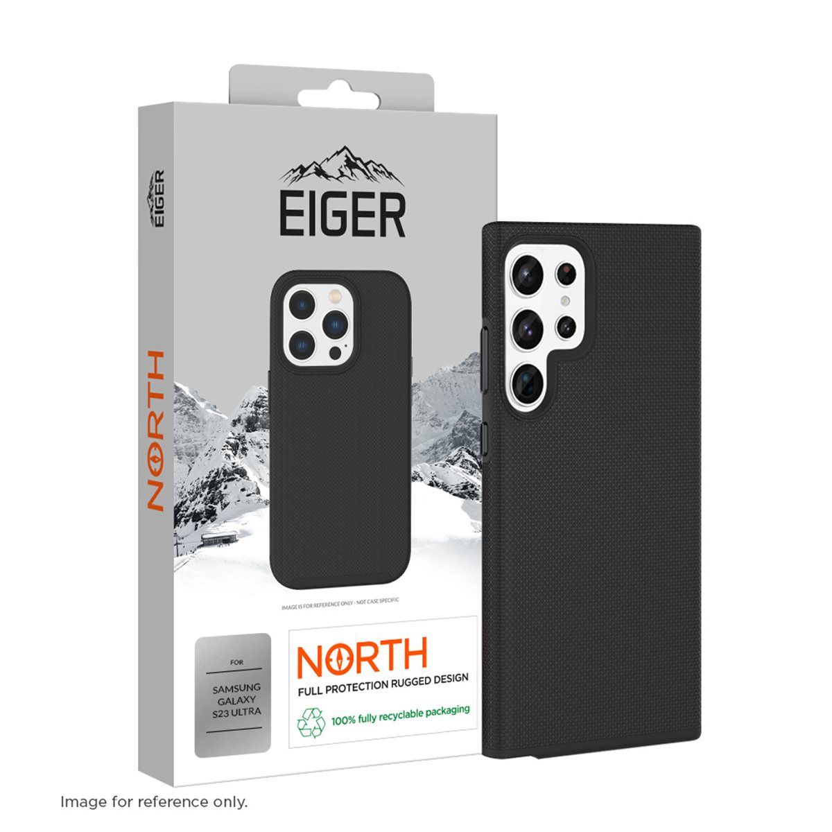 Eiger North case Samsung Galaxy S23 Ultra - black