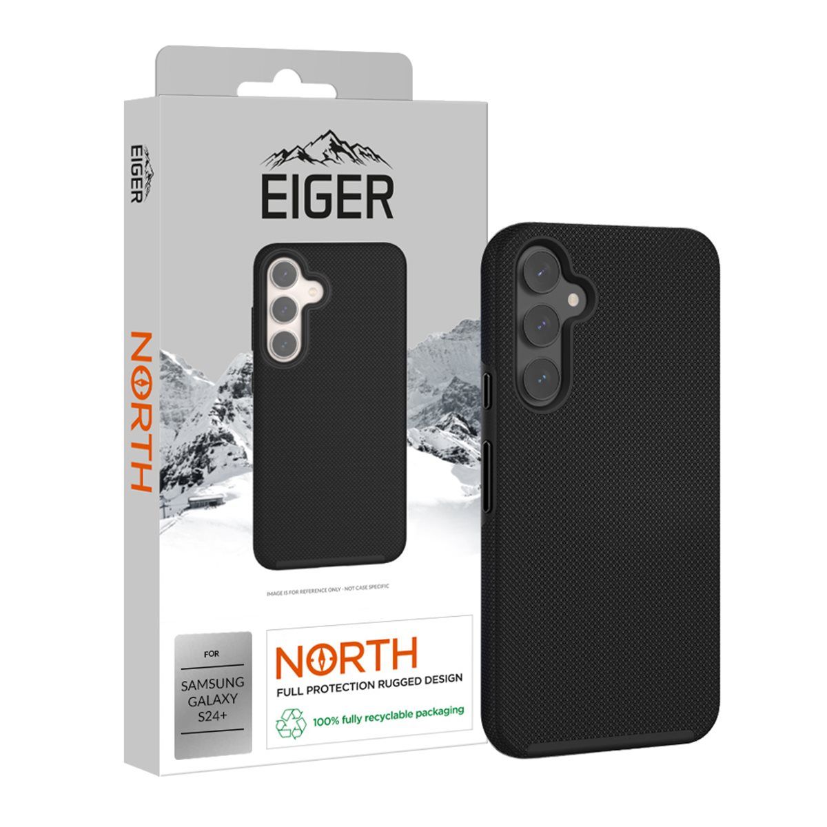 Eiger North case Samsung Galaxy S24 Plus - black