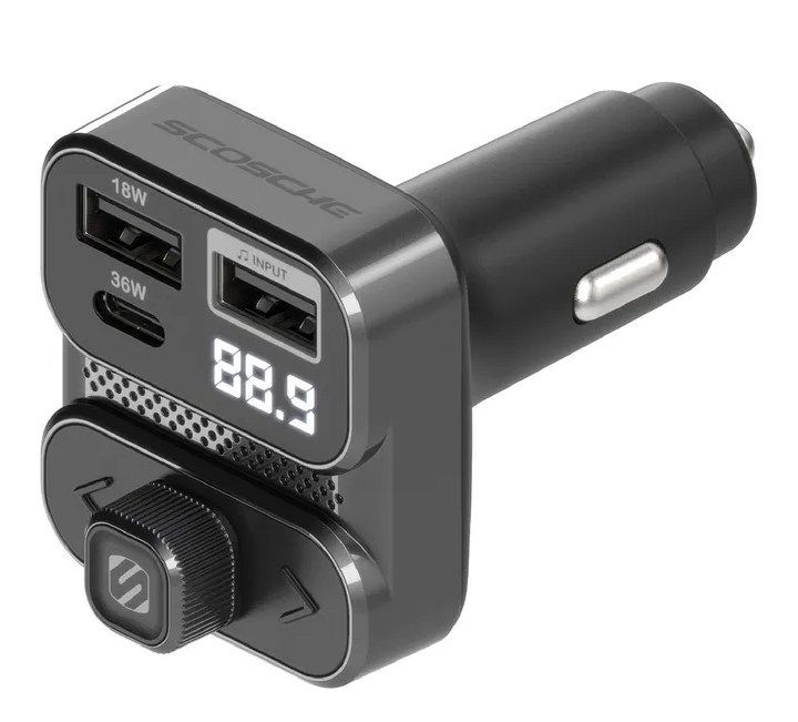 Lader 12/24V Scosche FoundIT 42W usbC/usbA charger & locator