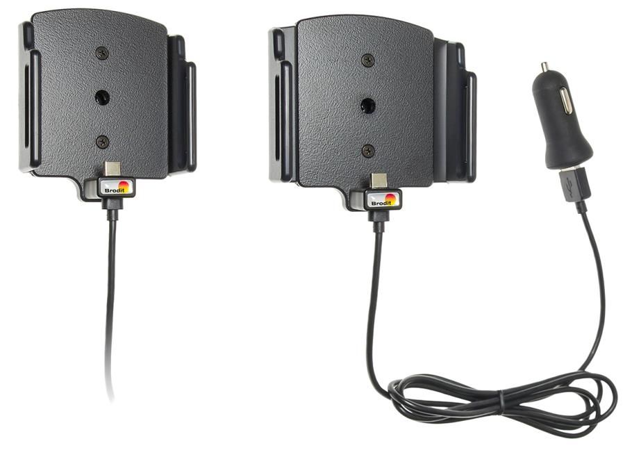 Brodit AH USB-C adjust. b.75-89/d6-10mm with USB sig.plug