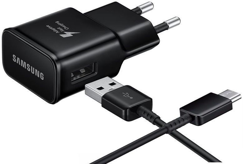 Charger 230V Samsung EP-TA20EBECGWW 2A usbA + usbC 1.2m