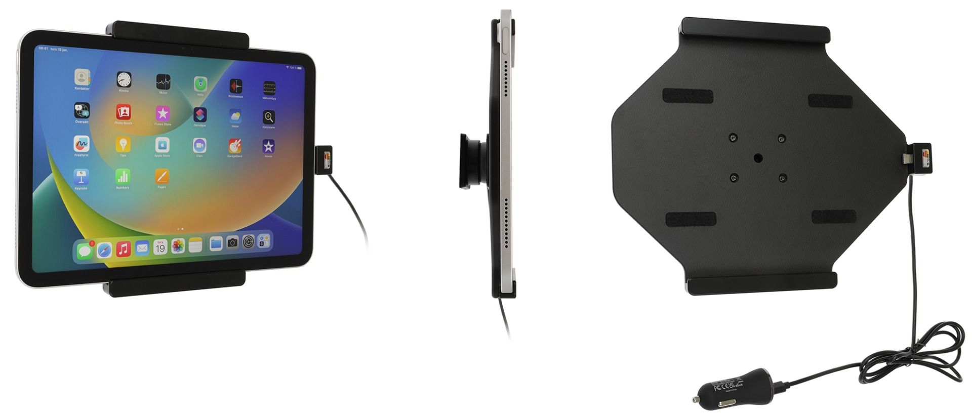 Brodit holderunug with USB Ladecable Apple iPad 10.9 (2022