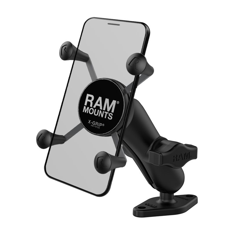 RAM 1" Ball Mount with Diamond Base & Universal X-Grip®