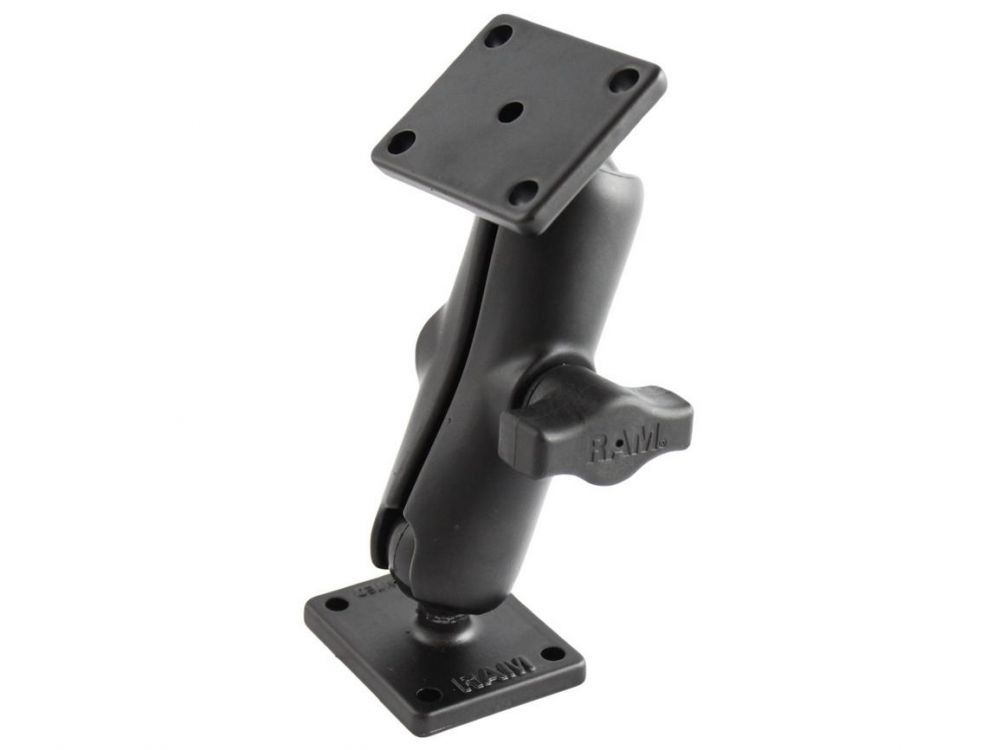RAM Universal Double Ball Mount with Two AMPS Plates
